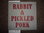 Bouchette (A.) - Rabbit and Pickled Pork.
